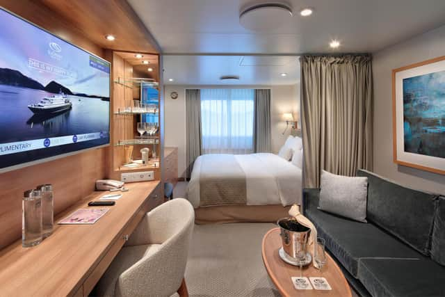 One of the luxury staterooms. Image: Michael Verdure