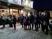 The National Silence was observed in Market Rasen Market Place