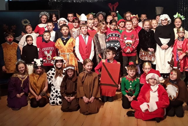 North Thoresby Primary Academy Key Stage 2's production 'How Christmas used to be' .
