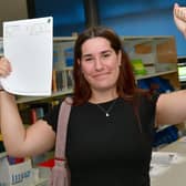 St George's Academy. Amie Hatton 18 got the grades to study mechanical engineering at Newcastle University.