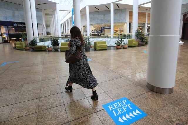 Shopping at Meadowhall in Sheffield. The centre has 290 stores. Picture: Chris Etchells.