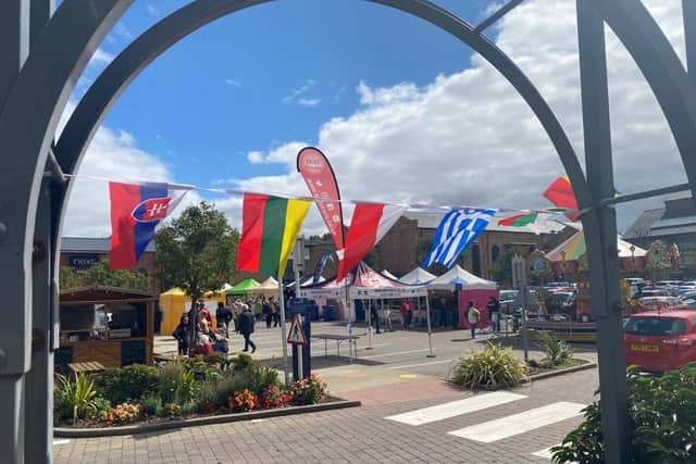Stalls were located in the town centre and Marshall’s Yard offering a variety of tastes from around the world