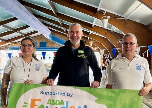 Asda's Stephen Bromby at a recent Boston Amateur Swimming Club event