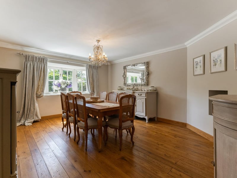 The dining room.