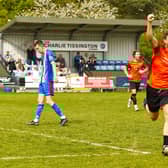 Pierce Hudson scored his first goal for Boston Town at Ashby Ivanhoe - photo (c): Steve Davies