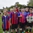 The victorious Wragby under 12s side.