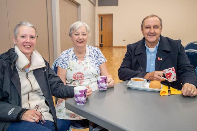 Mareham le Fen Parish Councillor Kelly Dean, Jacqui Loveridge and Martyn Foster.