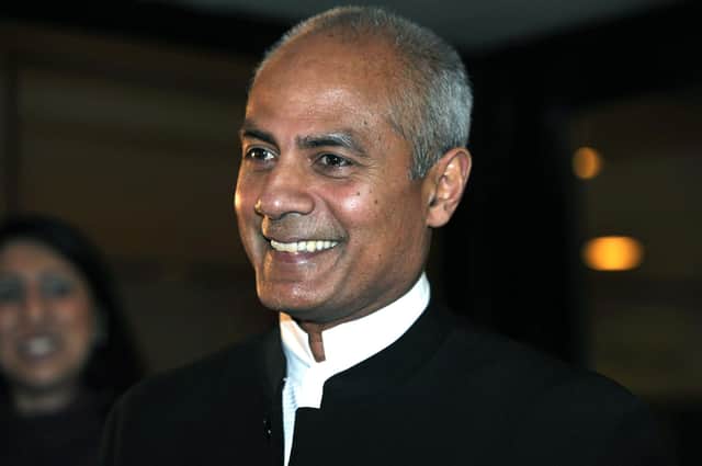 George Alagiah, BBC newsreaderBritish newsreader, journalist and television news presenter, George Alagiah, arrives to attend the The Asian Awards, at the Grosvenor House Hotel in central London on October 26, 2010. The awards recognise and reward exemplary achievements across 11 categories, from business to sport, and are open individuals born in, or with direct family origins in, India, Pakistan, Sri Lanka or Bangladesh.   AFP PHOTO / CARL COURT (Photo credit should read Carl Court/AFP via Getty Images)