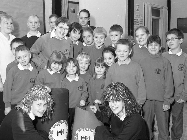 High High School, in Boston, teaming up with the town's Staniland Primary School on the issue of littering. The schools staged a play on the subject, and also created a logo together to accompany a dustbin that was to be added to Peck Avenue, the home of Staniland Primary. The bin would be paid for by residents and maintained by the borough council.