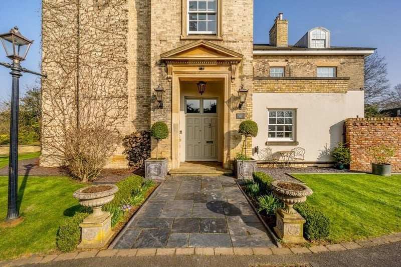 The entrance to the home.