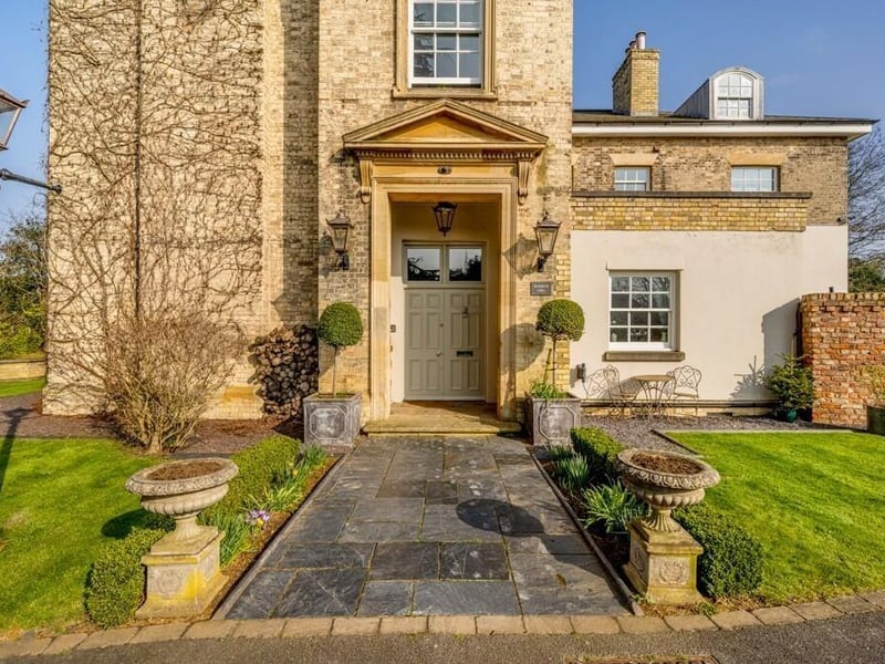 The entrance to the home.