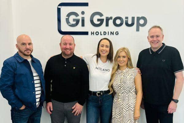 Left to right, Pete Taylor, Andrew Whittle, Emma-Louise Taylor, Lauren Mcneal, Andy Carpenter