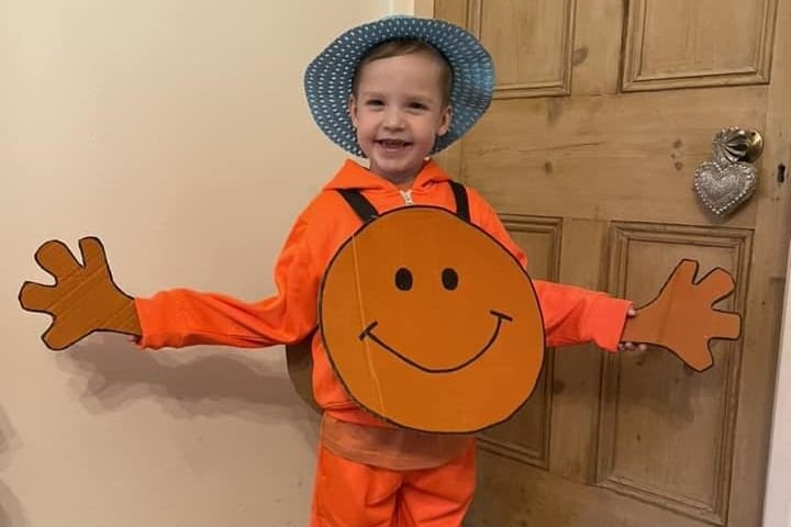 Jack, aged 4, had fun as Mr Tickle.