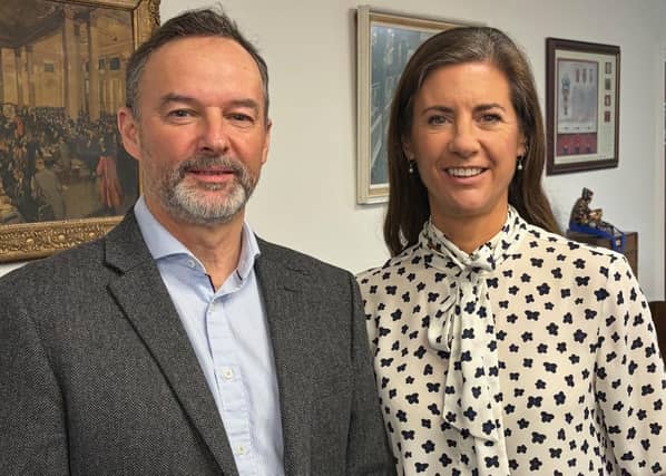 Chief Executive, Tim Mortimer, and Executive Chair, Polly Staveley, from TL Dallas.