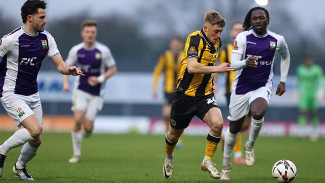 Battling Boston United held National League leaders Barnet to a goal-less draw.