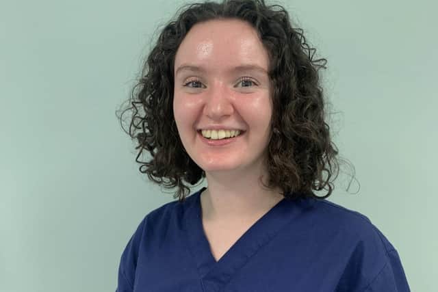 Rachel Faith, a podiatrist with Lincolnshire Community Health Services NHS Trust.