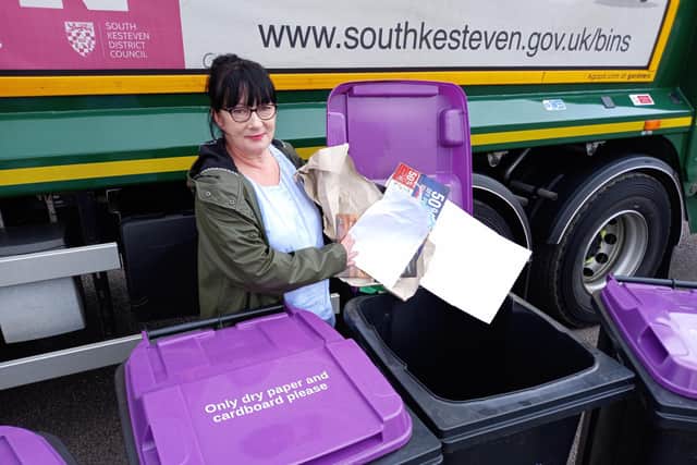 SKDC Cabinet Member for Environment and Waste, Coun Patsy Ellis. Photo: SKDC