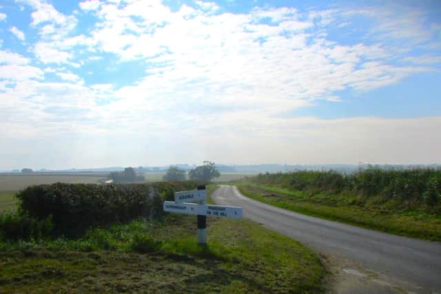 Views across the Wolds near Horncastle.