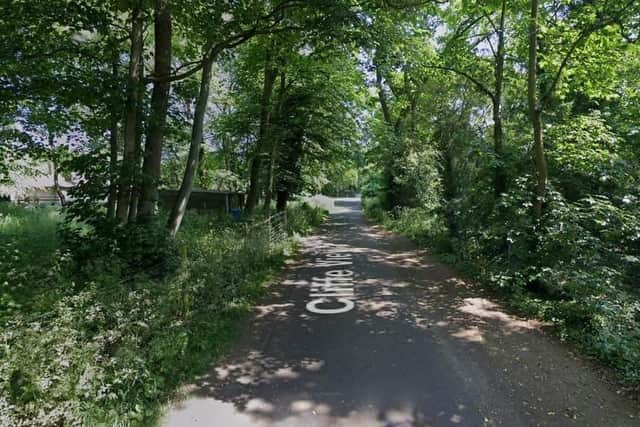 Simpkins was driving on Cliffe Vew in South Rauceby when he collided with a tree. Photo: Google Streetview