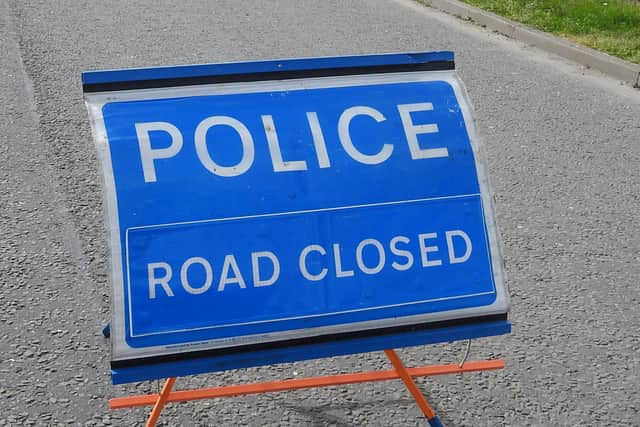 The A17 has been partially closed at Leadenham due to a broken down horsebox.