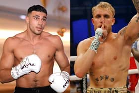 Tommy Fury and Jake Paul will face off this weekend. Photo credit: Getty Images