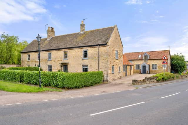 The property in Market Place, Folkingham.