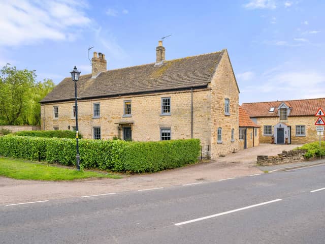 The property in Market Place, Folkingham.