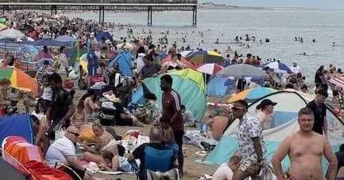 Record numbers visited the coast during the recent heatwave.