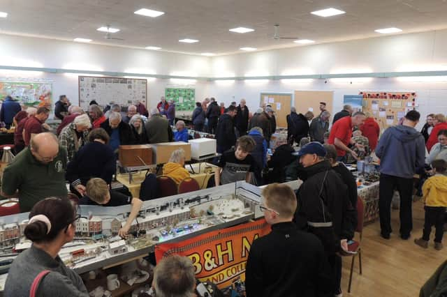 Last year's model show in Ruskington Village Hall.