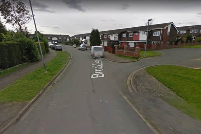 One of the windows damaged was on Brocklesby Close, Gainsborough