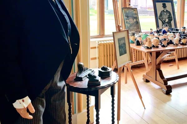 Churchill memorabilia at Harlaxton Manor