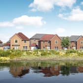 B&amp;DWC - A CGI street scene of Barratt Homes' Bourne development