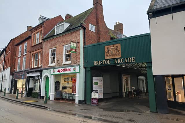 Some of the premises in Sleaford that have been enhanced by the historic shopfront scheme. Photo: NKDC