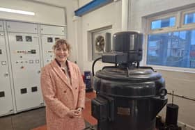 ​Victoria Atkins at Lindsey Marsh Drainage Board in Trusthorpe.