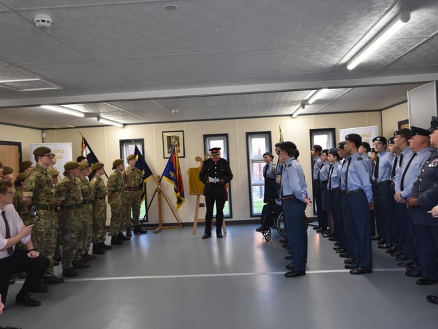 Vice Lord-Lieutenant of Lincolnshire, Andrew Clark at the opening ceremony.