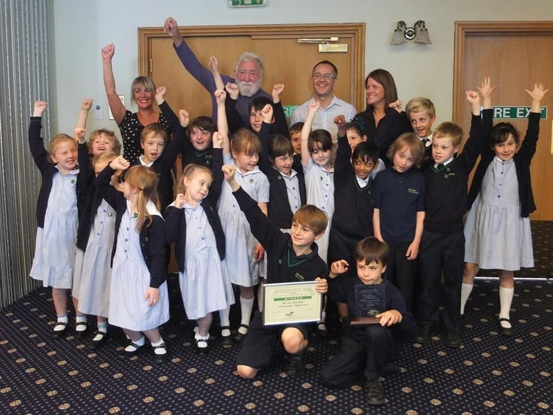 A group of pupils at Lincolnshire Montessori School, in Caistor, collected a ‘green’ honour 10 years ago. The eco schools committe (the ‘eco friendlies’) brought home the Young Environmentalist gong from that year’s Lincolnshire Environment Awards. They are pictured receiving their award from celebrity botanist and presenter Dr David Bellamy.