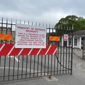The entrance to RAF Scampton. (Photo by: James Turner/Local Democracy Reporting Service)