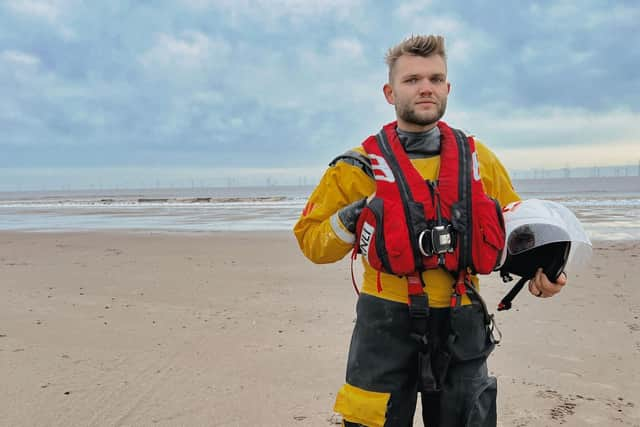 Lewis Knight, ILB Helm at Skegness Lifeboat Station.