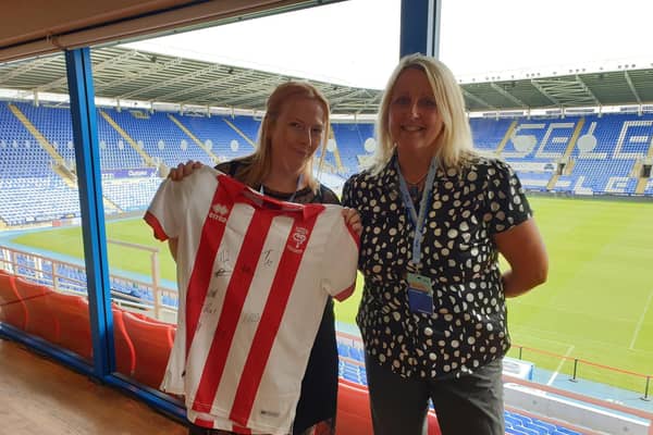 Kelly-Marie Marshall, St Barnabas' Online Sales Manager and Caroline Peach, Head of Retail.