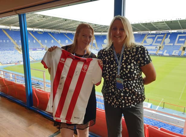 Kelly-Marie Marshall, St Barnabas' Online Sales Manager and Caroline Peach, Head of Retail.