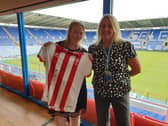 Kelly-Marie Marshall, St Barnabas' Online Sales Manager and Caroline Peach, Head of Retail.