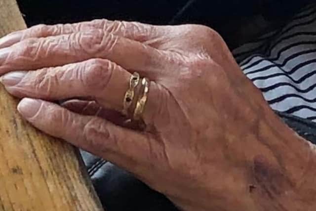 Lynn Shelley says the rings were missing after her mum died.