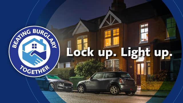 Lincolnshire Police’s Beating Burglary Together campaign.