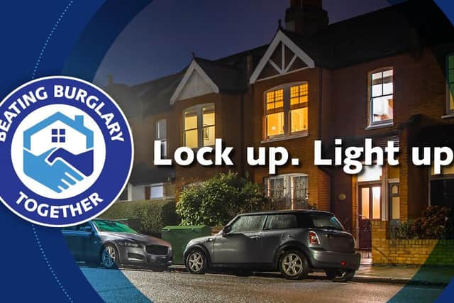 Lincolnshire Police’s Beating Burglary Together campaign.
