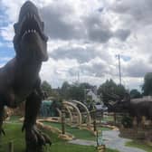Dinosaurs of Jurassic Cove Adventure Golf is a new attraction created by a Lincolnshire company.