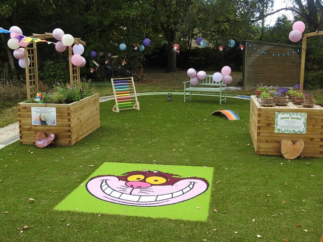 There are a number of touches about the garden that James would have loved, according to dad carl.
