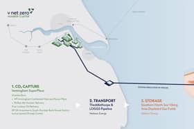 The proposed route for the pipeline.