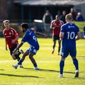 Gainsborough Trinity put Hyde to the sword on Saturday. Photo by Sean Cook, Foxby Media.