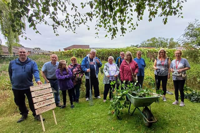 The Old Station Group team members have already begun clearing the site. Image: Dianne Tuckett