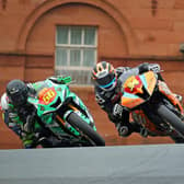 Aaron Silvester (no.34) in action at Oulton Park. Photo: MotoAero Photography.